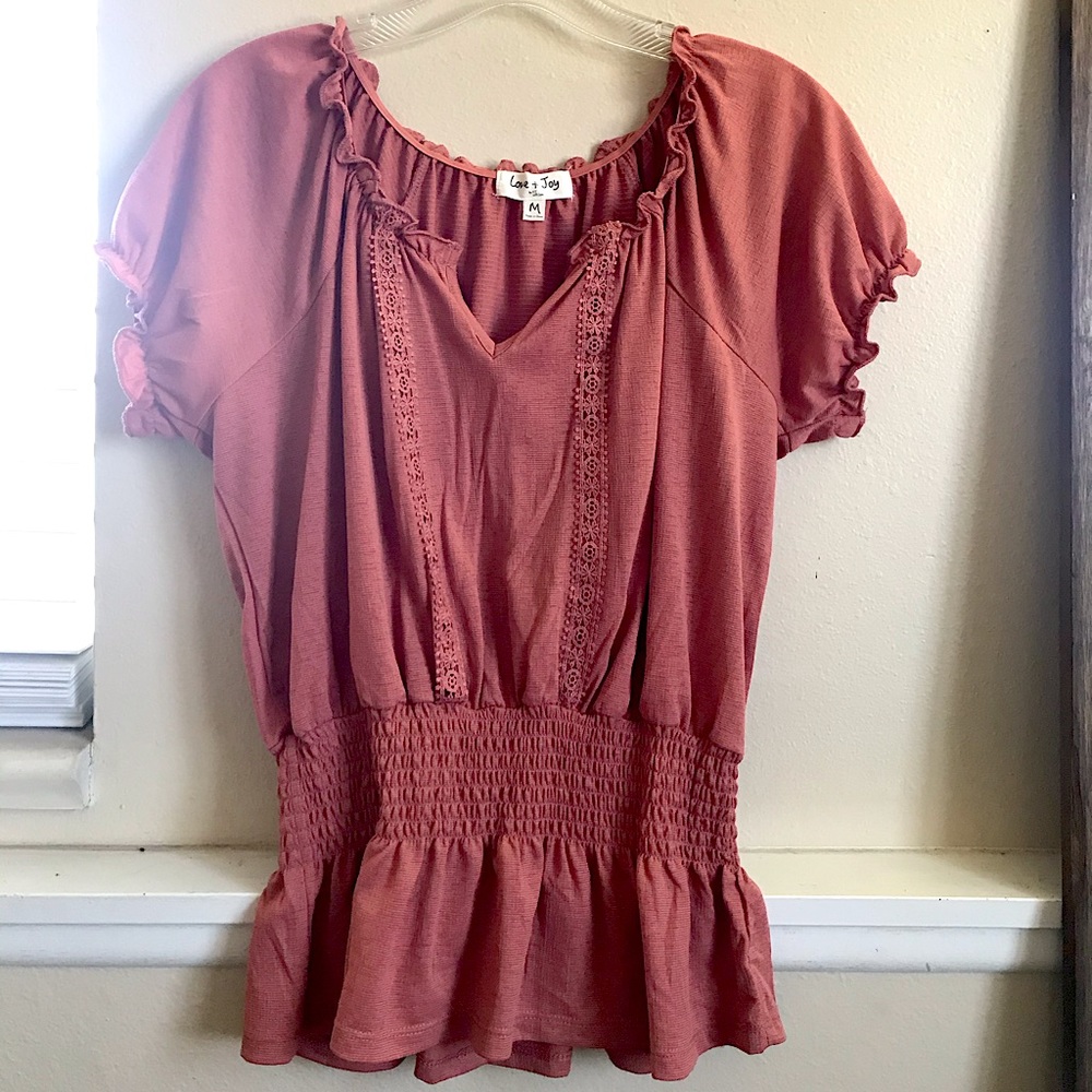 Pink blouse